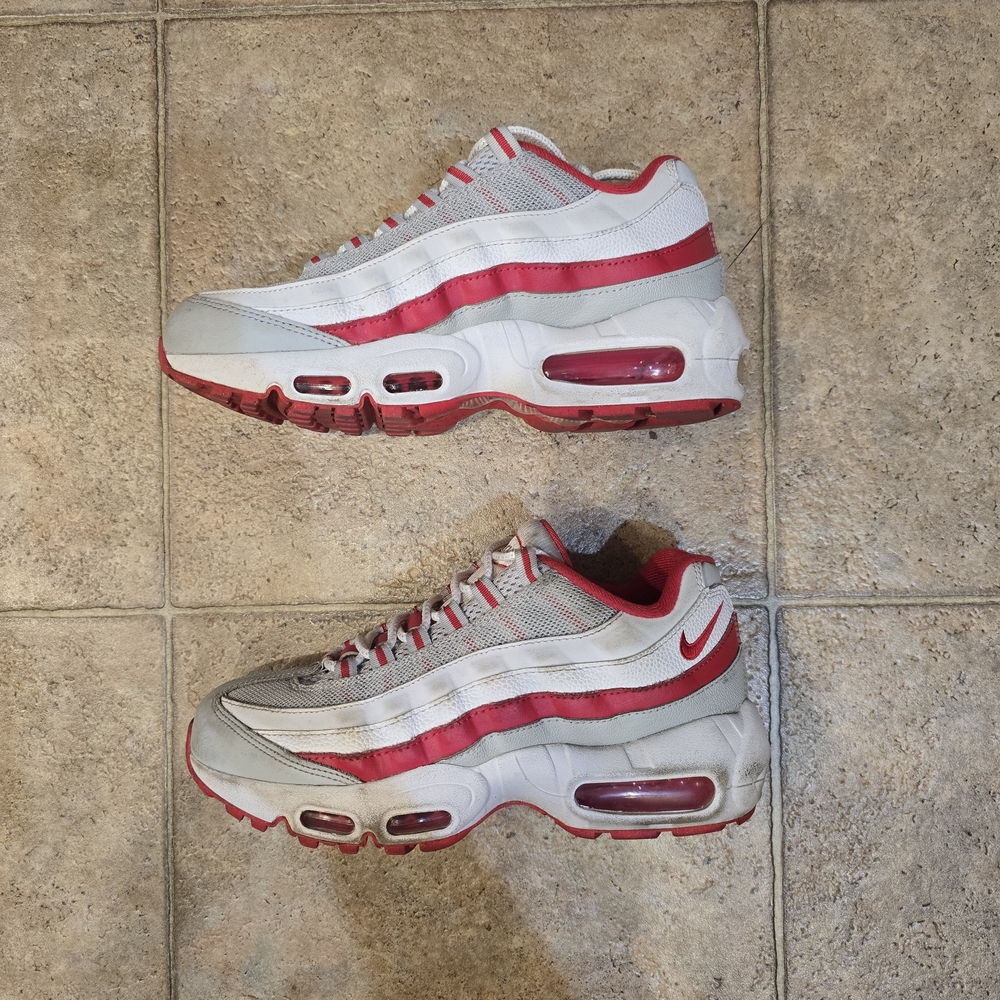 Nike Red and White Sneakers